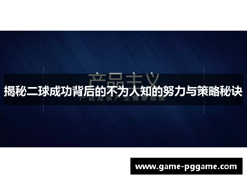 揭秘二球成功背后的不为人知的努力与策略秘诀