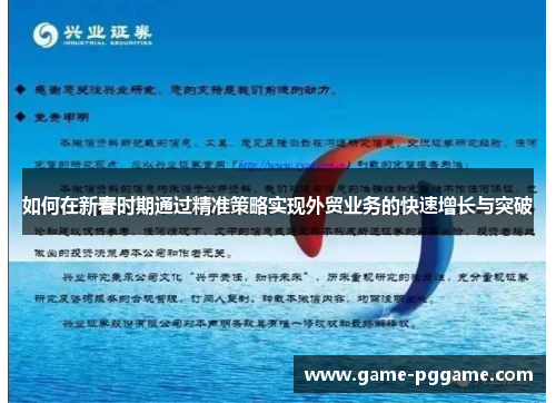 如何在新春时期通过精准策略实现外贸业务的快速增长与突破